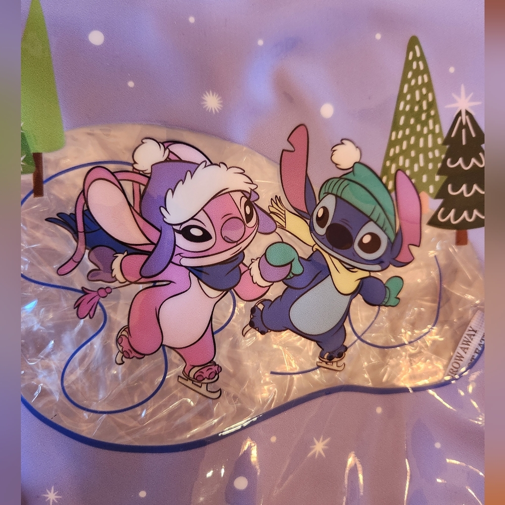 Stitch & Angel Winter PU Cosmetic Bag NWT - Picture 2 of 5